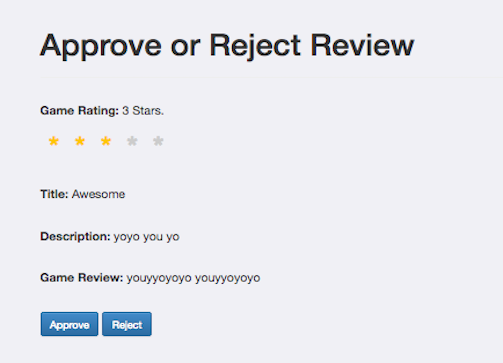 Review Approval
