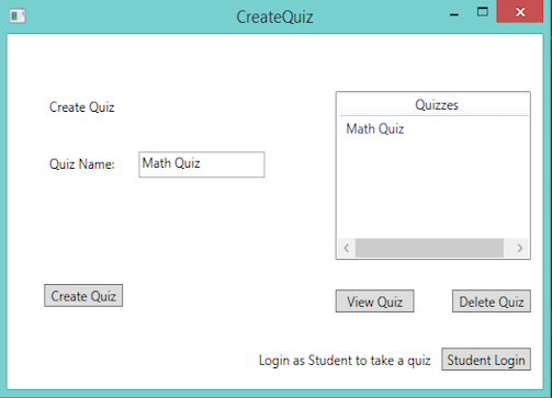 Create Quiz
